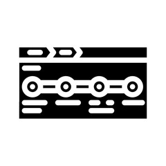 public transport information glyph icon vector illustration