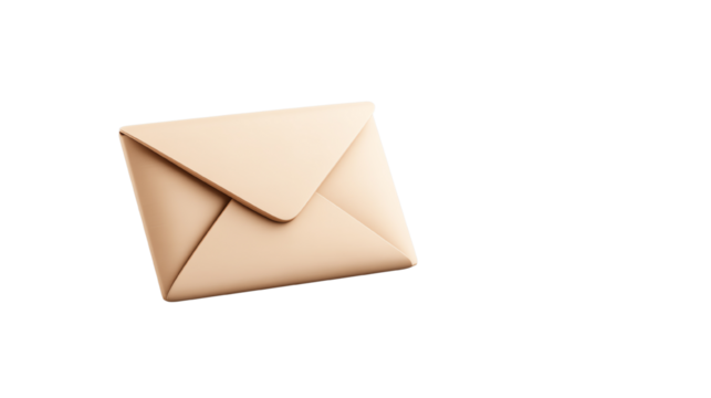 Elegant envelope design against a clean white background, perfect for invitations or professional correspondence.