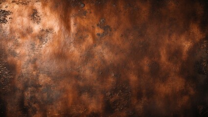 Vintage copper bronze sheet, textured rustic metal background