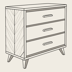 cabinet with drawers
