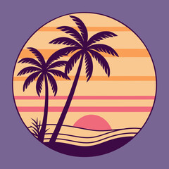 palm tree silhouette