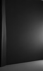 Luxurious black paper backdrop, subtly glossy , black paper texture,  wallpaper,  shadow
