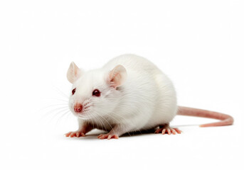 White Mouse on a white background