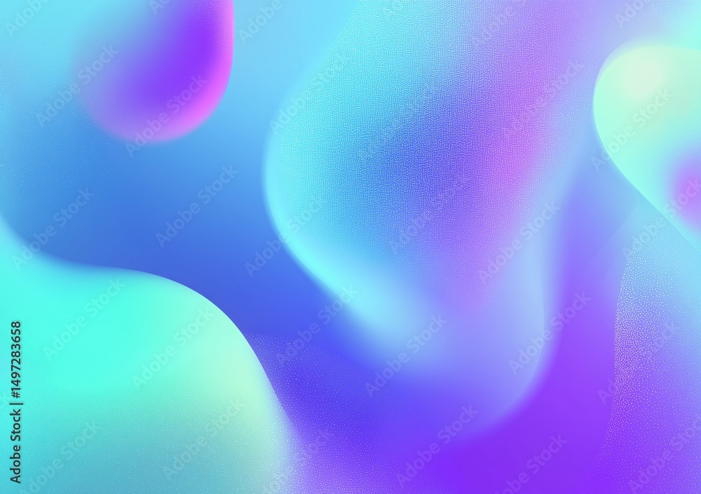 Poster smooth gradient background featuring a blend of vibrant blue, purple, and green tones, creating an a