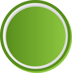 Shapes of Islamic ornament frames and badges in a green gradient