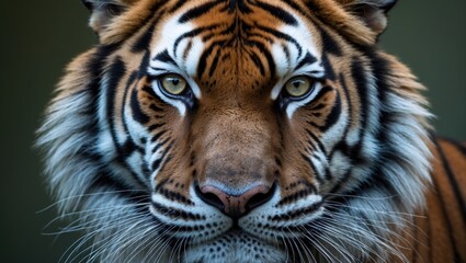 Fototapeta premium Tiger, preferred focus.