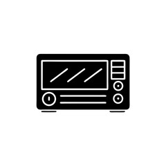 creative details Touchscreen radio icon vector illustration 