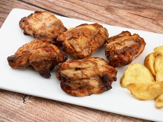 오븐에 구운 닭, 식사, 요리, 음식