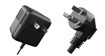 Electronic Plugs Render