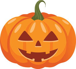 Fototapeta premium halloween pumpkin isolated on white