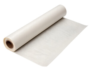 Fototapeta premium Parchment Baking Paper Roll Front View on White Background, 8K Kitchen Stock Photo
