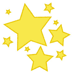 Doodles stars for scrapbook