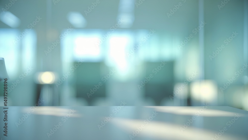 Poster blurred background in an abstract office environment with soft focus