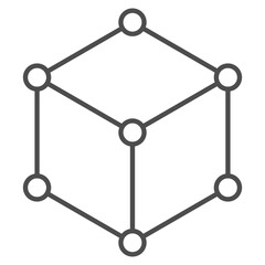 Modeling Outline Icon Element For Design