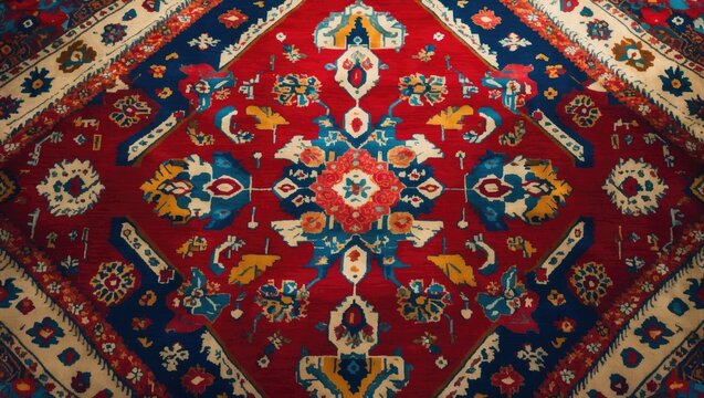 luxurious palace travel wall kilim patterned bohemian craft emblem design artistic style
