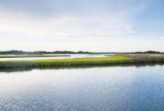 Intracoastal Waterway, Topsail Island, NC, USA