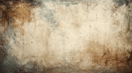 Obraz premium Faded Beige Background With Heavy Patina and Unique Texture Creating an Aged Aesthetic Suitable for Various Design Projects