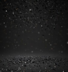Inky black canvas scattered with diamond-like stars ,  astrophotography,  galaxy,  pattern