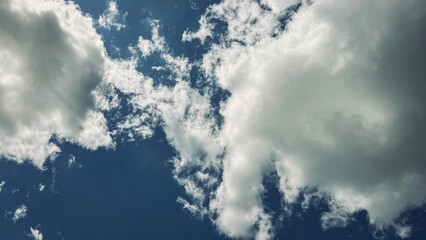 clouds over the sky