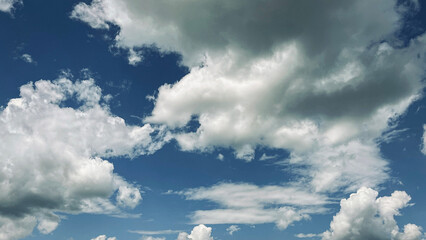 blue sky with clouds