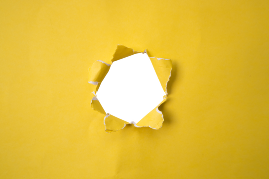 hole in paper
