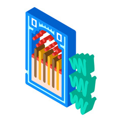 nuclear reactor releasing radiation radioactive pollution isometric icon vector illustration