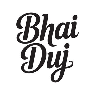 bhai duj hand lettering typography
