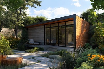 production of a modular country house