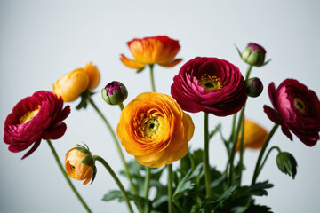 A bouquet of fresh flowers arranged in a decorative vase