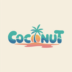 coconut hand written logo