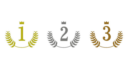 月桂樹と王冠のランキングのアイコン