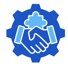 Strategic Alliance  Icon Element For Design	