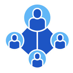 Obraz premium Business Network Icon Element For Design 