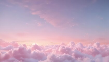 Dreamy pastel sky gradient, cotton candy texture, light, cotton candy