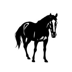 horse vector illustration text with transparent background PNG and JPEG image
