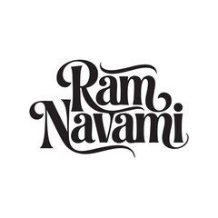 Ram navami calligraphy text