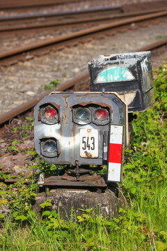 Bahnweichen mit Schiene, Deutschland