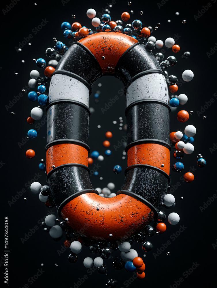 Fototapete numeral 