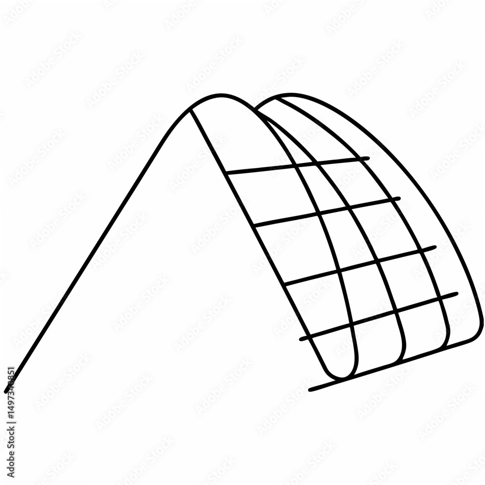 Poster abstract black outline design on white with transparency suitable for graphic design projects