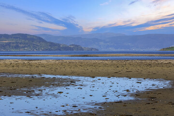 Low tide at Trondheim fjord, Norway