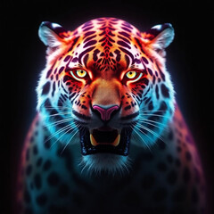 portrait of a leopard