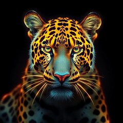 Obraz premium portrait of a leopard