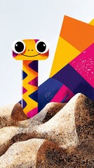 Obraz premium Abstract Colorful Composition