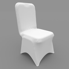 3d render Banquet Chair design element Furniture