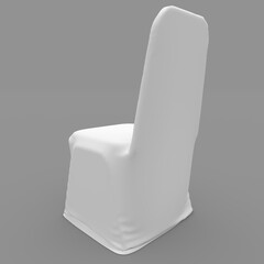 3d render Banquet Chair design element Furniture