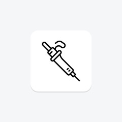 Soldering Iron, vector, pixel perfect, illustrator file