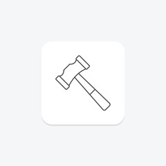 Hammer, vector, pixel perfect, illustrator file