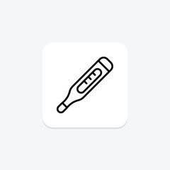 Thermometer, vector, pixel perfect, illustrator file