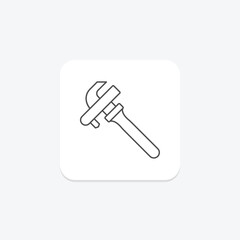 Wrench, vector, pixel perfect, illustrator file