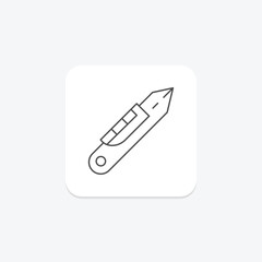 Box Cutter, vector, pixel perfect, illustrator file